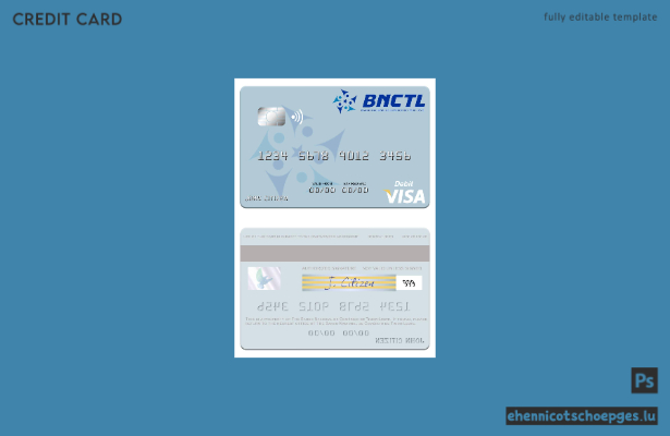 Beispielvorschau der Visa-Debitkarte der Nationalbank von Timor-Leste